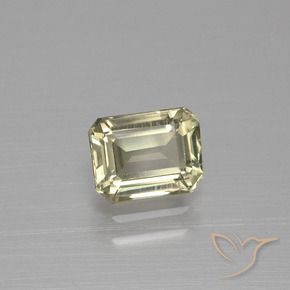 Diaspro cangiante Giallo chiaro naturale da 1.11 ct, Ottagonale / Taglio smeraldo, VVS-VS