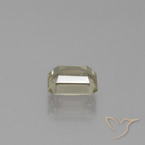 Diaspro cangiante Giallo chiaro naturale da 1.11 ct, Ottagonale / Taglio smeraldo, VVS-VS