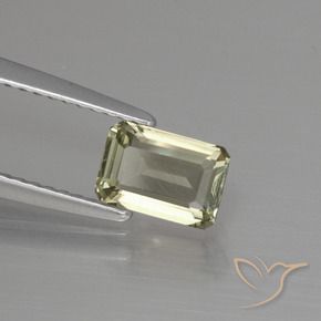 Diaspro cangiante Giallo molto chiaro naturale da 1.04 ct, Ottagonale / Taglio smeraldo, VVS-VS