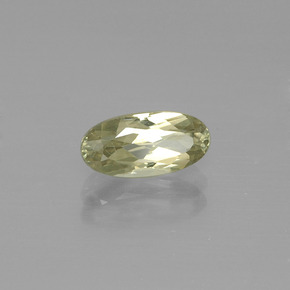 Diaspro cangiante Giallo molto chiaro naturale da 1.36 ct, Taglio ovale, VVS-VS