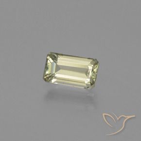Diaspro cangiante Giallo chiaro Verde naturale da 1.12 ct, Ottagonale / Taglio smeraldo, VS