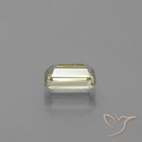 Diaspro cangiante Giallo chiaro Verde naturale da 1.12 ct, Ottagonale / Taglio smeraldo, VS