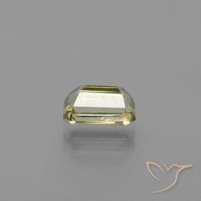 Diaspro cangiante Giallo chiaro naturale da 1.25 ct, Ottagonale / Taglio smeraldo, VS
