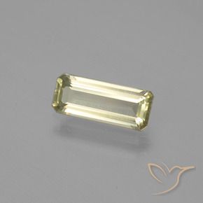 Diaspro cangiante Giallo verde naturale da 1.17 ct, Ottagonale / Taglio smeraldo, VS