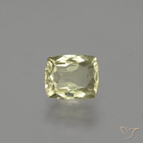 Diaspro cangiante Giallo pallido naturale da 1.08 ct, Cuscino, VS