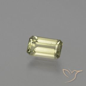 Diaspro cangiante Giallo verde naturale da 1.05 ct, Ottagonale / Taglio smeraldo, VVS-VS