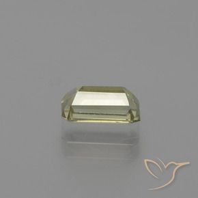 Diaspro cangiante Giallo verde naturale da 1.05 ct, Ottagonale / Taglio smeraldo, VVS-VS