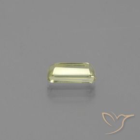 Diaspro cangiante Giallo chiaro naturale da 1.24 ct, Ottagonale / Taglio smeraldo, VVS-VS