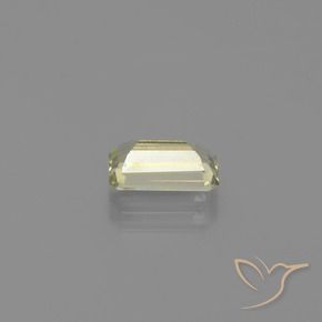Diaspro cangiante Giallo chiaro naturale da 1.62 ct, Ottagonale / Taglio smeraldo, VVS-VS