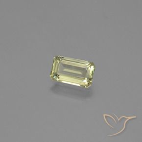 Diaspro cangiante Giallo chiaro naturale da 1.07 ct, Ottagonale / Taglio smeraldo, VS