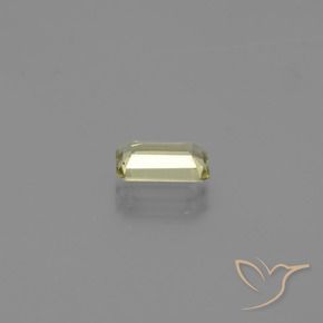 Diaspro cangiante Giallo chiaro naturale da 1.07 ct, Ottagonale / Taglio smeraldo, VS