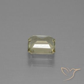 Diaspro cangiante Giallo molto chiaro naturale da 1.15 ct, Ottagonale / Taglio smeraldo, VVS-VS