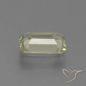 Diaspro cangiante Giallo chiaro naturale da 0.90 ct, Ottagonale / Taglio smeraldo, VVS-VS