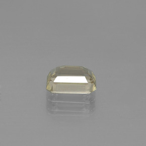 Diaspro cangiante Giallo chiaro naturale da 1.28 ct, Taglio smeraldo, VVS-VS