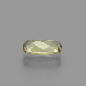 Diaspro cangiante Giallo dorato chiaro naturale da 1.30 ct, Taglio a cuscino, VVS-VS