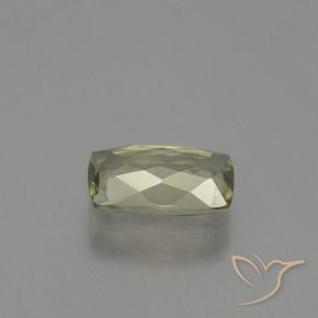 Diaspro cangiante Giallo dorato chiaro naturale da 1.15 ct, Taglio a cuscino, VVS-VS