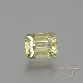 Diaspro cangiante Giallo medio naturale da 1.21 ct, Ottagonale / Taglio smeraldo, VS