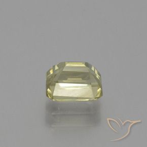 Diaspro cangiante Giallo medio naturale da 1.21 ct, Ottagonale / Taglio smeraldo, VS