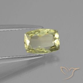 Diaspro cangiante Giallo medio naturale da 0.93 ct, Cuscino, VVS-VS