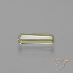 Diaspro cangiante Giallo molto chiaro naturale da 1.18 ct, Taglio a baguette, VVS