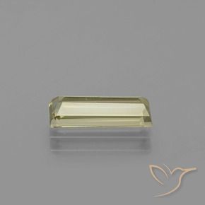 Diaspro cangiante Giallo brunastro naturale da 1.38 ct, Taglio a baguette, VVS-VS