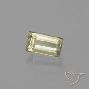 Diaspro cangiante Giallo brunastro naturale da 1.38 ct, Taglio a baguette, VVS