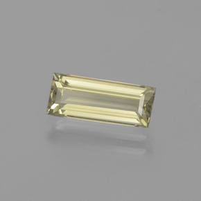 Diasporo cangiante naturale giallo da 1,78 ct, baguette, VVS