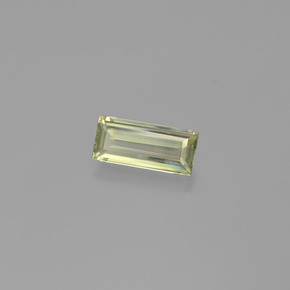 Diasporo cangiante naturale giallo da 1,32 ct, baguette, VVS