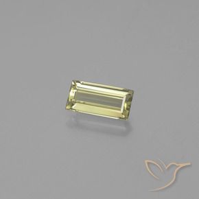 Diaspro cangiante Giallo chiaro naturale da 1.42 ct, Taglio a baguette, VS