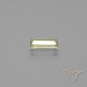 Diaspro cangiante Giallo chiaro naturale da 1.42 ct, Taglio a baguette, VS