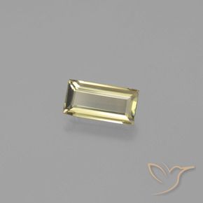Diaspro cangiante Giallo brunastro naturale da 1.33 ct, Taglio a baguette, VS