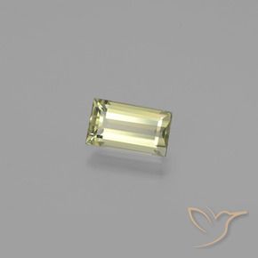 Diaspro cangiante Giallo medio naturale da 1.49 ct, Taglio a baguette, VVS