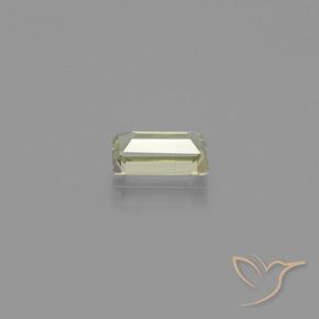 Diaspro cangiante Giallo molto chiaro naturale da 1.27 ct, Taglio a baguette, VVS