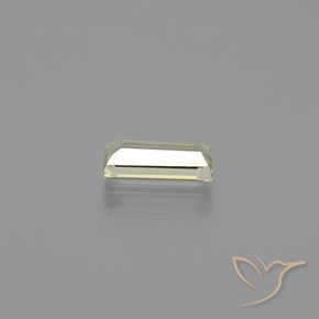 Diaspro cangiante Giallo molto chiaro naturale da 1.25 ct, Taglio a baguette, VVS