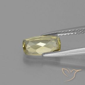 Diaspro cangiante Giallo molto chiaro naturale da 1.16 ct, Cuscino, VS