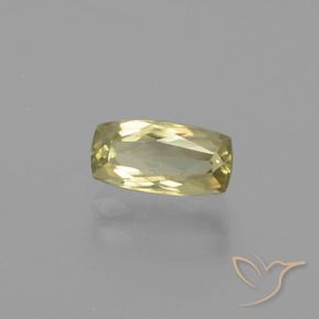 Diasporo cangiante naturale giallo da 1,44 ct, taglio a cuscino, VVS-VS