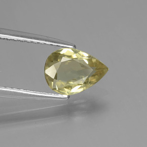 Diasporo cangiante naturale  da 1,02 ct, taglio a pera, VVS-VS
