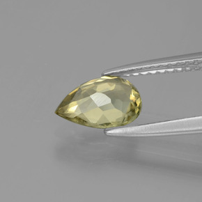 Diasporo cangiante naturale  da 1,02 ct, taglio a pera, VVS-VS