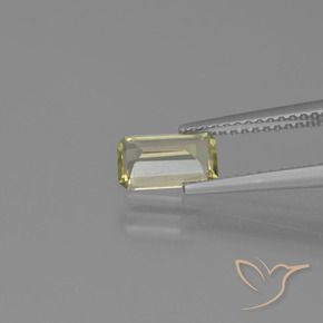 Diaspro cangiante Giallo Beige naturale da 0.91 ct, Ottagonale / Taglio smeraldo, VVS-VS