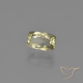 Diaspro cangiante Giallo chiaro naturale da 1.16 ct, Cuscino, VVS-VS