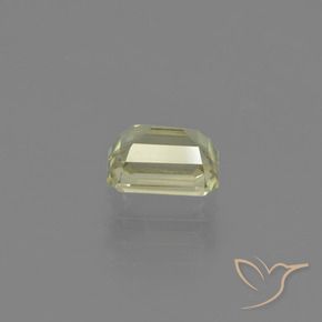 Diaspro cangiante Giallo verde naturale da 0.91 ct, Ottagonale / Taglio smeraldo, VVS-VS