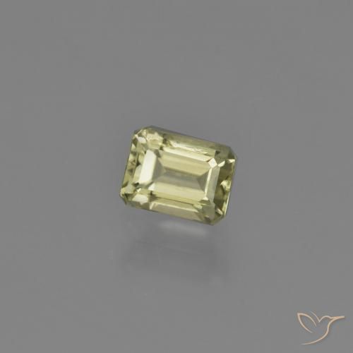 Diaspro cangiante Giallo medio naturale da 1.04 ct, Ottagonale / Taglio smeraldo, VS