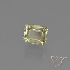 Diaspro cangiante Giallo chiaro naturale da 1.07 ct, Ottagonale / Taglio smeraldo, VVS-VS