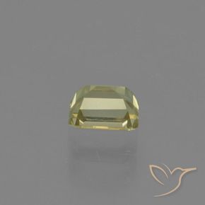 Diaspro cangiante Giallo chiaro naturale da 1.07 ct, Ottagonale / Taglio smeraldo, VVS-VS