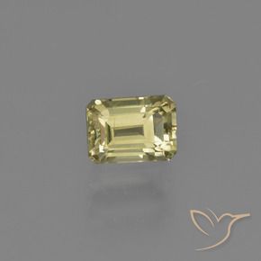 Diaspro cangiante Giallo chiaro naturale da 1.13 ct, Ottagonale / Taglio smeraldo, VVS-VS