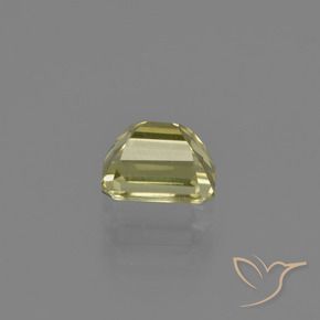 Diaspro cangiante Giallo chiaro naturale da 1.13 ct, Ottagonale / Taglio smeraldo, VVS-VS