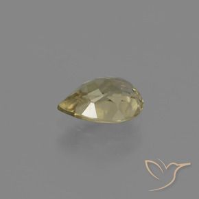 Diaspro cangiante Giallo brunastro naturale da 1.10 ct, Forma a pera, VS