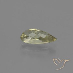 Diaspro cangiante Giallo brunastro naturale da 1.36 ct, Forma a pera, VS-SI