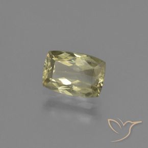 Diaspro cangiante Giallo chiaro naturale da 1.18 ct, Cuscino, VS