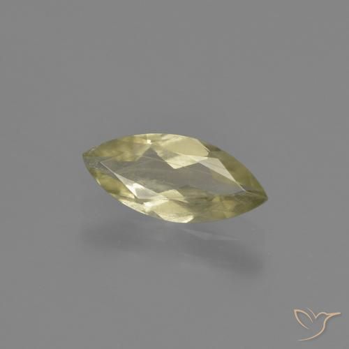 Diaspro cangiante Giallo chiaro naturale da 1.02 ct, Taglio marquise, VS
